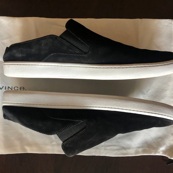 Vince Verrell Slip On Mule Sneakers Black - Picture 9 of 10